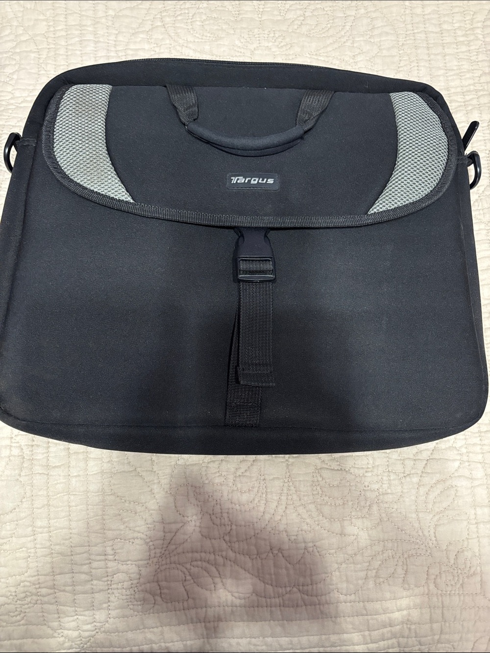 Targus Black Laptop Brief with Gray Accent Panels